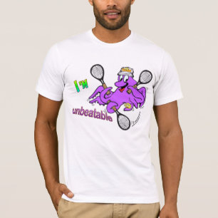 テニスのタコの人の服装のTシャツ Tシャツ