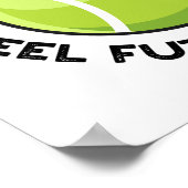 テニスのダジャレがスポーツのユーモアセンスをくすぐる ポスター (角)