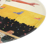 テニスのダブルス戦 カッティングボード (角)