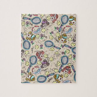 テニスのチームGals ジグソーパズル