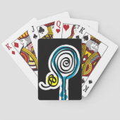 テニスのテーマのカードを遊ぶこと トランプ (裏面)