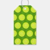 テニスのテーマパーティーゲストサンキュー ギフトタグ (裏面)