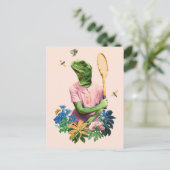 テニスのトカゲ ポストカード (スタンド正面)