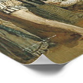 テニスのトップオールドスクール ポスター (角)