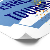 テニスのトーナメントポスター ポスター (角)