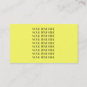 テニスのハート 名刺 (裏面)