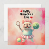 テニスのバレンタインデーを愛でプレイヤーへ シーズンカード (正面/裏面)