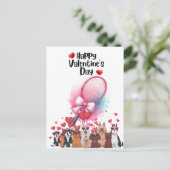 テニスのバレンタインデーを愛でプレイヤーへ シーズンポストカード (スタンド正面)