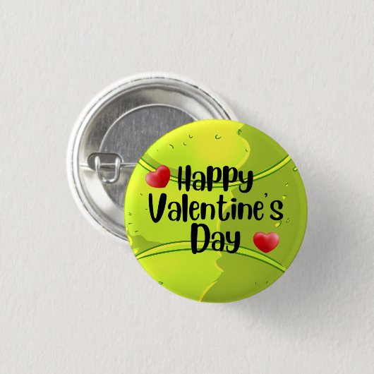 テニスのバレンタインデーを愛でプレイヤーへ 缶バッジ (正面&裏面)