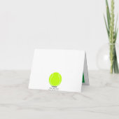 テニスのバースデー・カード カード (裏面)