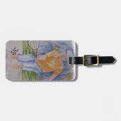 テニスのパーソナライズな荷物のラベル ラゲッジタグ (正面横)