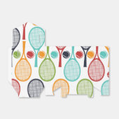 テニスのパーティー装飾用の卓球トリートボックス フェイバーボックス (折り畳みなし)