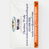 テニスのブスタークラブビジネスパーソナライズな旗 横断幕 (縦)