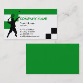 テニスのブロック 名刺 (正面/裏面)