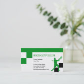 テニスのブロック 名刺 (スタンド正面)