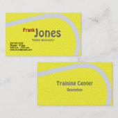 テニスのプロフィールカード 名刺 (正面/裏面)