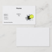 テニスのボールが～を引き裂く 名刺 (正面/裏面)