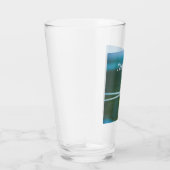 テニスのボール私がギフトを打っおもしろいた タンブラーグラス (右)