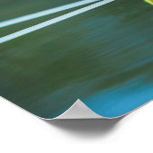 テニスのボール私がギフトを打っおもしろいた ポスター (角)