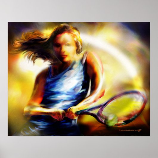 テニスのポスター ポスター (正面)