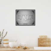 テニスのポスター(引用文014) ポスター (キッチン)