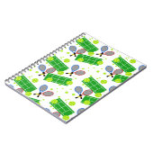 テニスのマッチ ノートブック (左側)