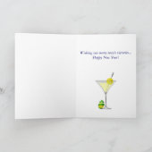 テニスのマルティーニの明けましておめでとう シーズンカード (内部)