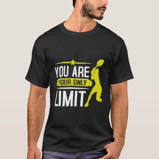 テニスのモチベーション・シャツ Tシャツ (正面)