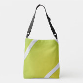 テニスのモノグラム|のスポーツのギフト クロスボディバッグ (裏面)