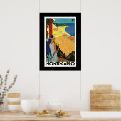 テニスのモンテカルロポスター ポスター (キッチン)