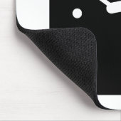 テニスのラケットボールのピクトグラム マウスパッド (コーナー)