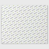 テニスのラッピング紙 ラッピングペーパー (フラット)