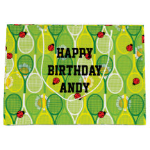 テニスのレイディバード付きかわいいラケット