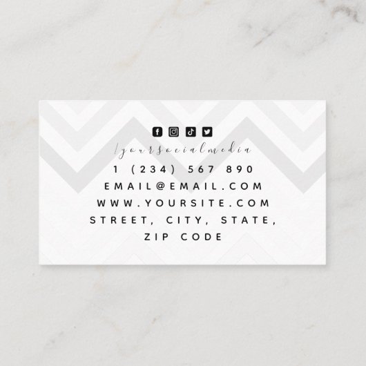 テニスのレッスンのプライベートコーチスポーツソーシャルメディア 名刺 (裏面)