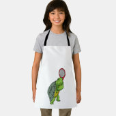 テニスの亀とテニスラケット エプロン (インサイチュ)