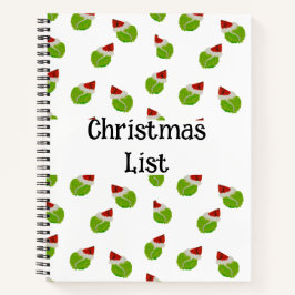 テニスの人スパイラルノートのクリスマスリスト ノートブック