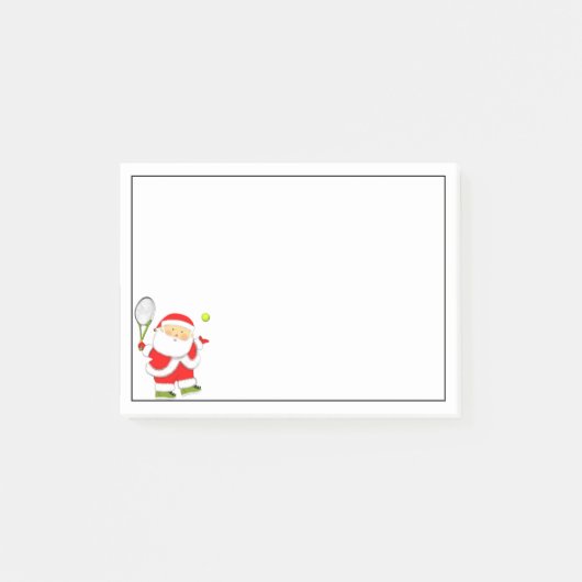 テニスの休日ギフトメモ ポストイット (正面)