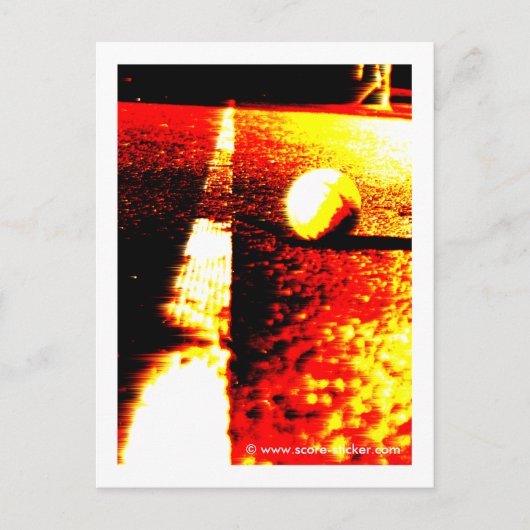 テニスの写真が載ったポストカード ポストカード (正面)
