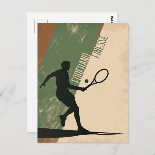 テニスの前腕 ポストカード (正面/裏面)