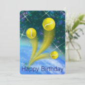 テニスの勝利の誕生会 招待状 (スタンド正面)