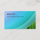 テニスの名刺 名刺 (裏面)