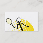 テニスの名刺 名刺 (裏面)