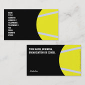 テニスの名刺 名刺 (正面/裏面)