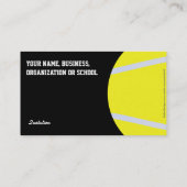 テニスの名刺 名刺 (裏面)