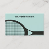 テニスの名刺 名刺 (裏面)