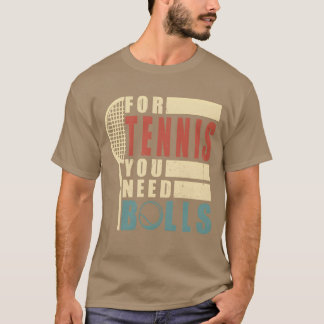 テニスの名言 楽しい Tシャツ