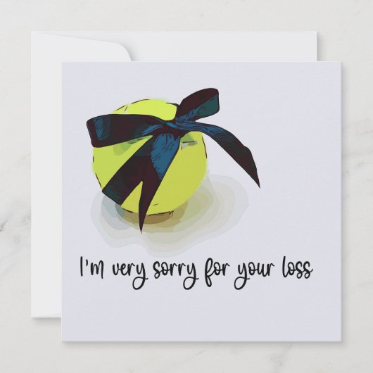 テニスの哀悼の意 (正面)