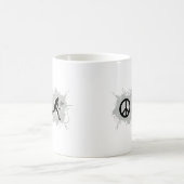 テニスの女の子2 コーヒーマグカップ (中央)