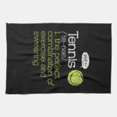 テニスの定義 キッチンタオル (横)