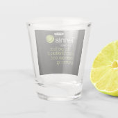 テニスの定義 ショットグラス (裏面)